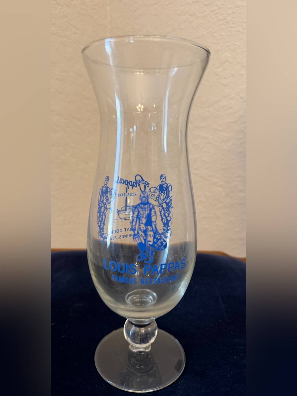 Louis Pappas Restaurant Sponge Boat Docks 1978 Hurricane Glass Tarpon Springs